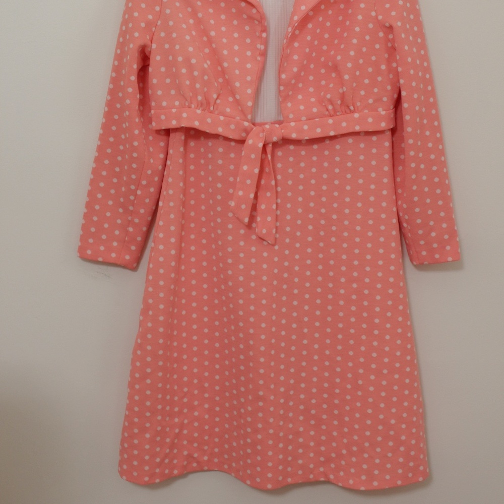 VINTAGE 1970s 2 Piece Dress and Shrug Set - Picture 8 of 8